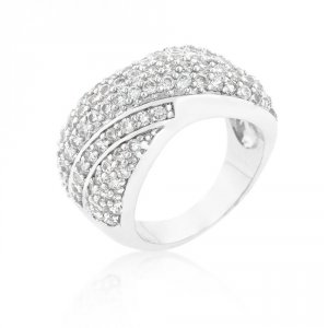 Icon J9474 Pave Overlap Diagonal Ring (size: 05) R08313r-c01-05