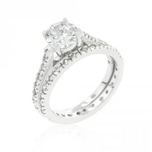 Icon J9663 Glistening Engagement Ring Set (size: 05) R08332r-c01-05