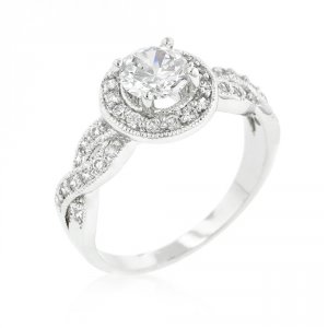 Icon J9707 Round Cut Halo Engagement Ring (size: 07) R08338r-c01-07