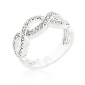 Icon J9740 Cubic Zirconia Infinity Band (size: 05) R08343r-c01-05