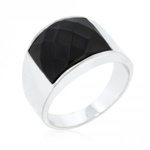 Icon J9846 Onyx Cocktail Ring (size: 05) R07542r-v03-05