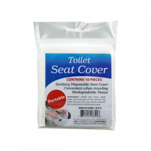 Bulk KL10350 10 Pack Disposable Toilet Seat Covers Hc215