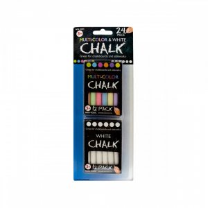 Bulk KL11188 2 Pack 12 Pc Multi Colorwhite Chalk Gm821