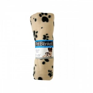 Bulk KL12750 Fleece Paw Print Pet Blanket Od364