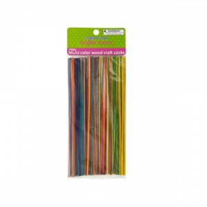 Krafters KL13191 Multi-color Wood Craft Sticks Cg026