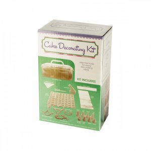 Bulk KL13621 Cake Decorating Kit With Caddy Od914