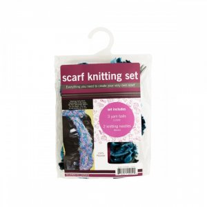 Bulk KL13916 Scarf Knitting Set Od844