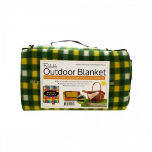 Bulk KL13937 Soft Fleece Foldable Outdoor Blanket Of013