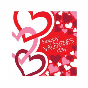 Bulk KL14218 Happy Valentine39;s Day Lunch Napkins Set Pb479