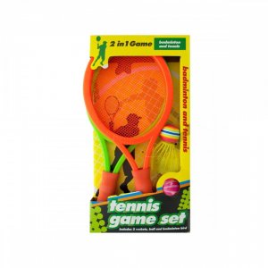 Bulk KL14247 2 In 1 Badminton And Tennis Game Set Od871