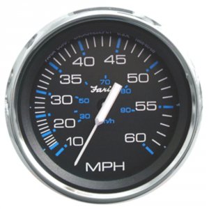 Faria 33704 Faria Chesapeake Black Ss 4 Speedometer - 60mph (mechanica