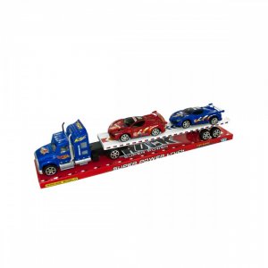 Bulk KL14978 Friction Powered Semi Truck  Race Cars Set Of387