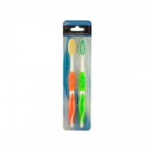 Bulk KL15825 Soft Grip Toothbrush Set Bi799