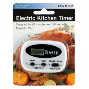 Bulk KL16536 Electric Kitchen Timer With Magnetic Clip Ol466