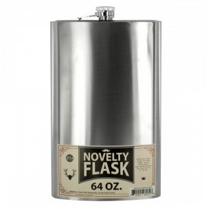 Bulk KL16546 Oversized Stainless Steel Novelty Flask Ol590