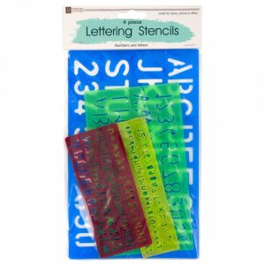 Sterling KL16629 Number  Letter Stencils Set Os113