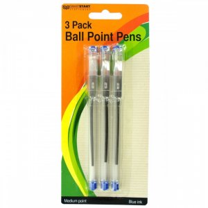 Bulk KL16666 Blue Ball Point Stick Pens Set Or417