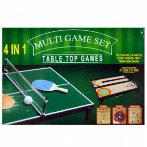 Bulk KL17537 4 In 1 Tabletop Multi-game Set Os191