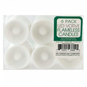 Bulk KL17726 Flameless Small Led Votive Candles Set Hx202