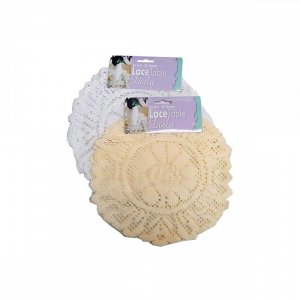 Bulk KL1777 Round Lace Doily (set Of 3) Gm172