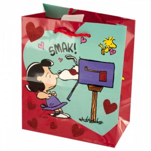 Bulk KL17977 Peanuts Valentine039;s Day Gift Bag Bh427