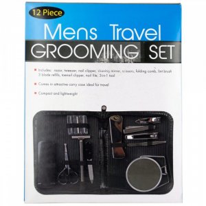 Bulk KL18171 Men039;s Travel Grooming Set Os340