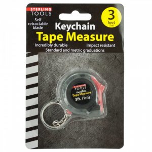 Bulk KL18201 Mini Tape Measure Key Chain Mt521