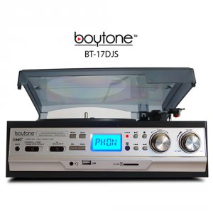 Boytone BT-17DJS Bt-17djs 3-speed Stereo Turntable 334578 Rpm With Am-