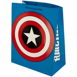 Bulk KL18328 Large Captain America Gift Bag Bh469