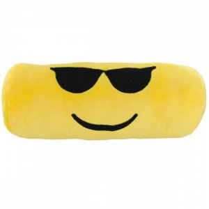 Bulk KL18435 Emoticon Character Plush Tube Pillow Ol972