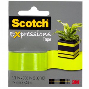 Bulk KL18601 Scotch Expressions Lime Green Tape Op796