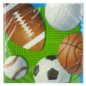 Bulk KL18729 Celebrate Sports Beverage Napkins Set Pc062