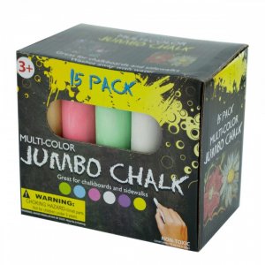 Bulk KL18749 Multi-color Jumbo Chalk Set Gr158