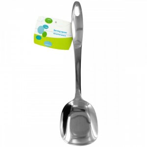 Bulk KL18784 Stainless Steel Squared Serving Spoon Hh281