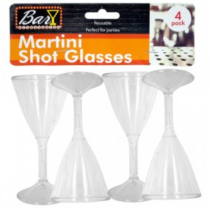 Bulk KL18828 Plastic Martini Shot Glasses Gr167