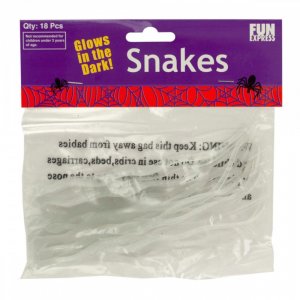 Bulk KL18857 Glow In The Dark Snakes Party Favors Pc262