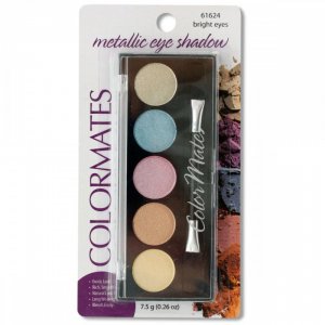 Bulk KL19081 Colormates Bright Eyes Metallic Eye Shadow Compact Hb275