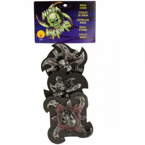 Bulk KL19203 Skull Warrior Ninja Stars Pc312