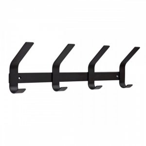 Bulk KL19493 Liberty Flat Black Clean Lines Hook Rail Ot131