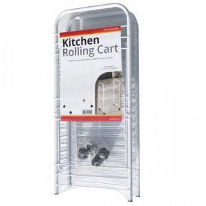 Bulk KL20125 Medium 3-tier Rolling Kitchen Cart Ot009