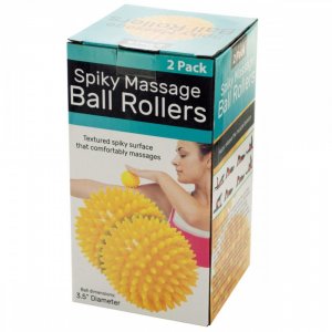 Bulk KL20161 Spiky Massage Ball Rollers Set Os962