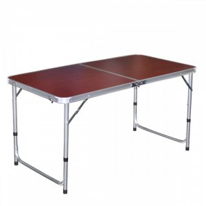 Bulk KL20213 Cherry Wood Look Folding Camping Table Ot058