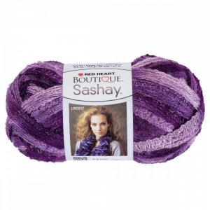 Bulk KL20217 Boogie Purple Sparkle Sashay Yarn Hh836