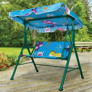 Bulk KL20239 Kids Canopy Swing Bench Ot063