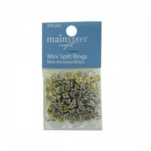 Bulk KL5152 200 Piece Mini Split Rings Assortment Cn123