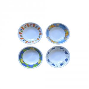 Bulk KL7172 Melamine Bowl44; Assorted Designs Uu175