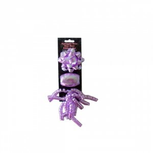 Bulk KL7215 Bow And Ribbon Set44; Purple Uu480