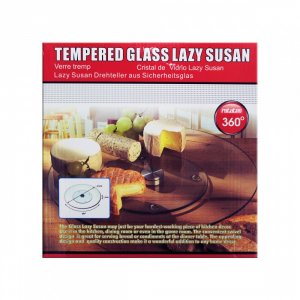 Bulk KL7684 Tempered Glass Lazy Suzan Uu123