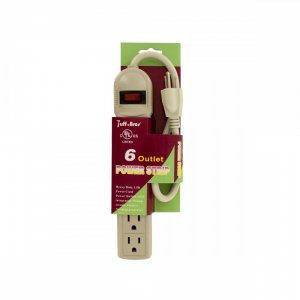 Bulk KL9478 6 Outlet Power Strip Ob889