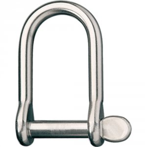 Ronstan RF640 Wide Dee Shackle - 38 Pin - 2-732l X 1-532w